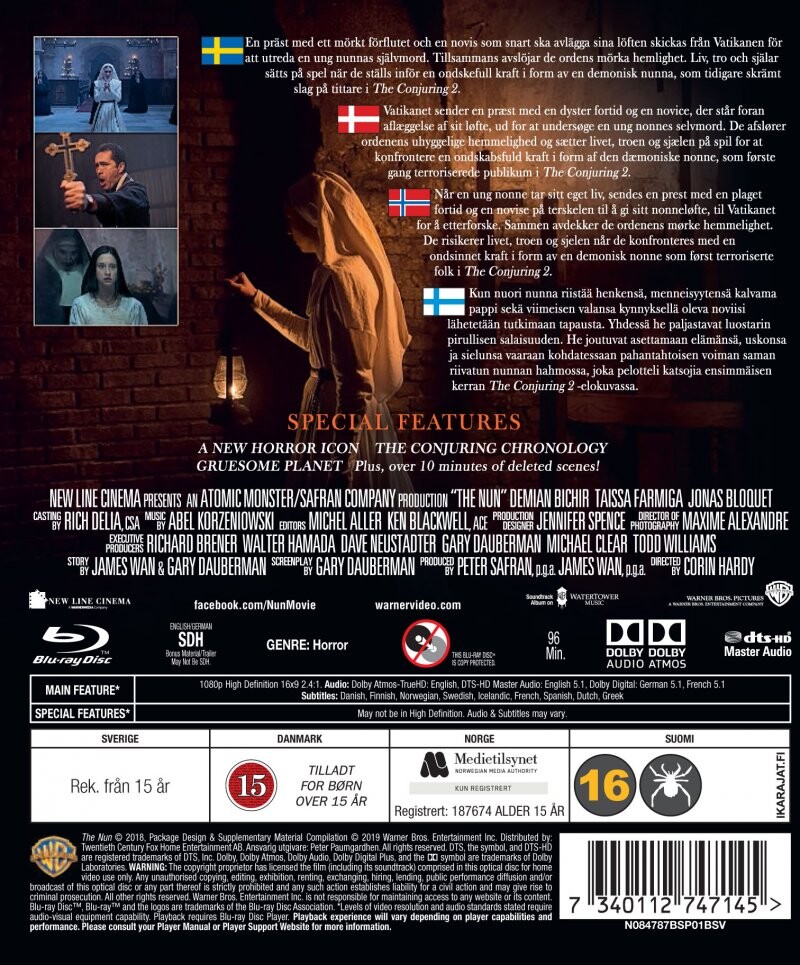 The Nun - 2018 - Blu-Ray