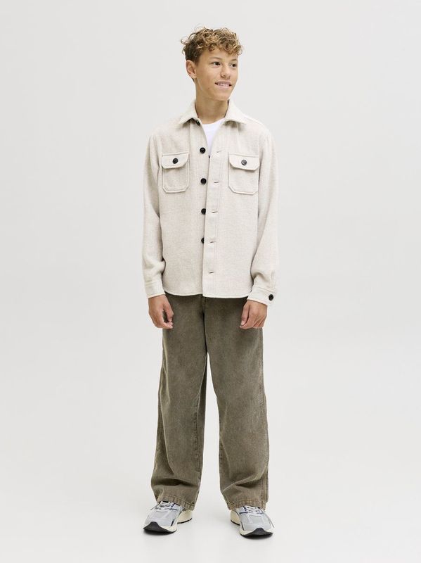 JACK&JONES - JJEBRADLEY OLLIE OVERSHIRT LS JNR - Jongens - Overhemden