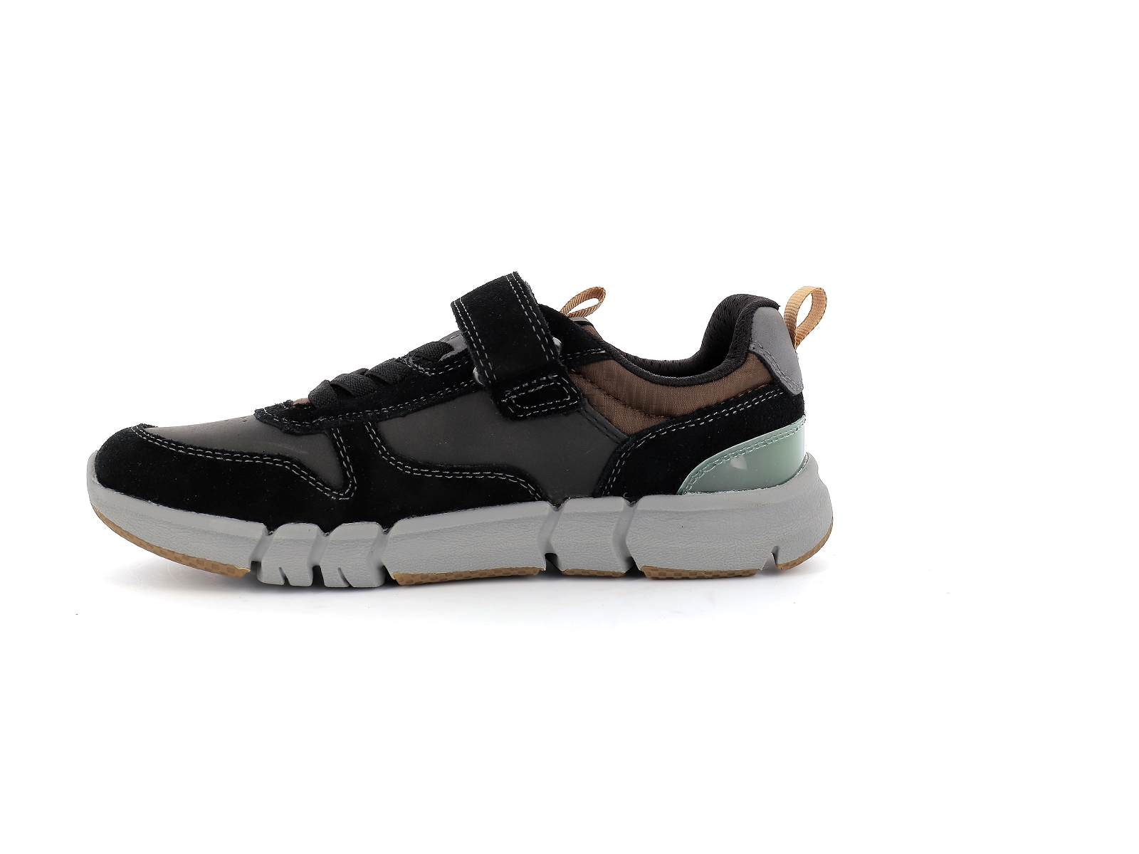 Geox-J FLEXYPER BOY-J169BC Cuir gras Noir