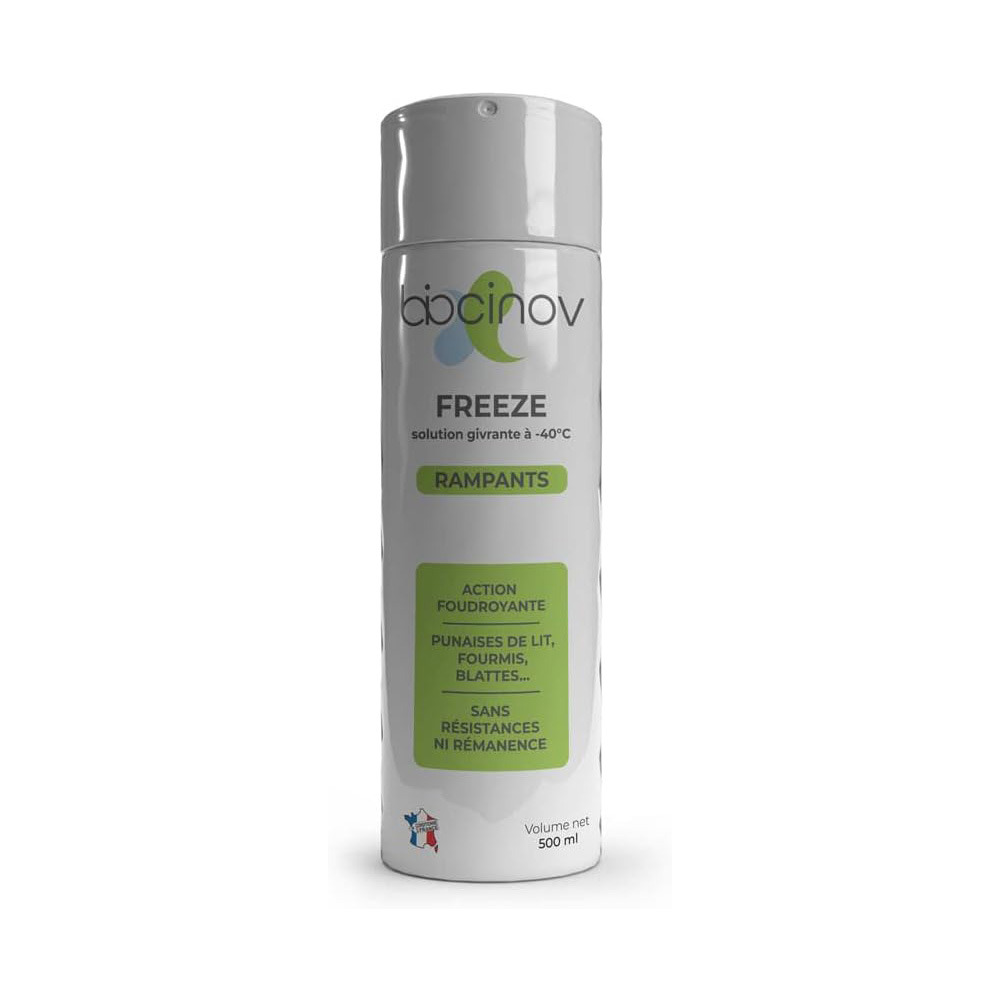 Aérosol freeze anti-punaises de lit et insectes rampants