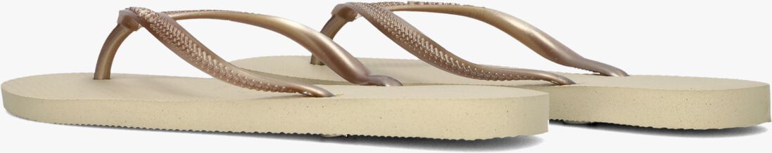 beige havaianas teenslippers slim dames