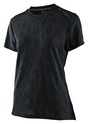 Maillot Manches Courtes Femme Troy Lee Designs Lilium Jacquard Noir
