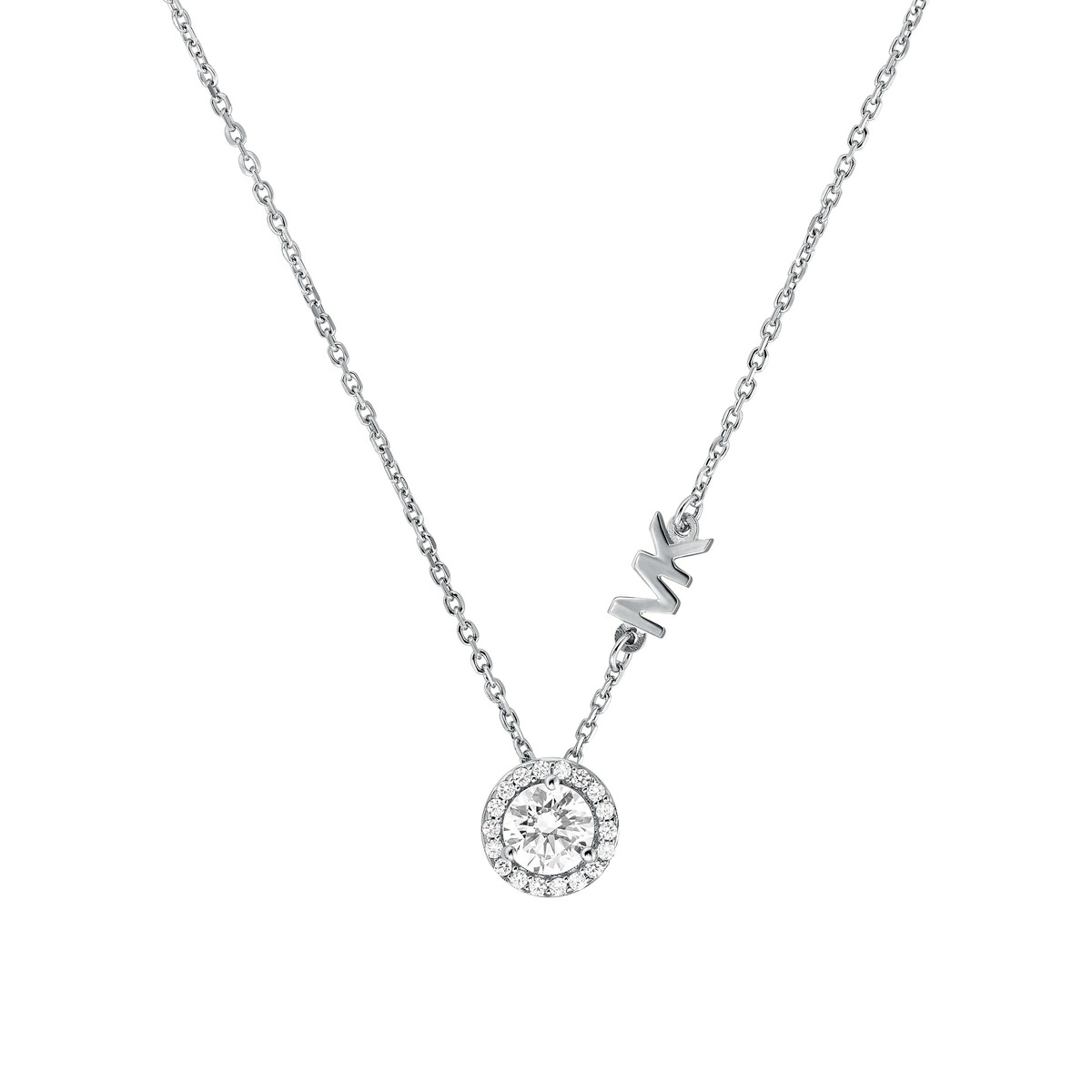 Collier MICHAEL KORS argent 925 rhodié zirconias 45 cm