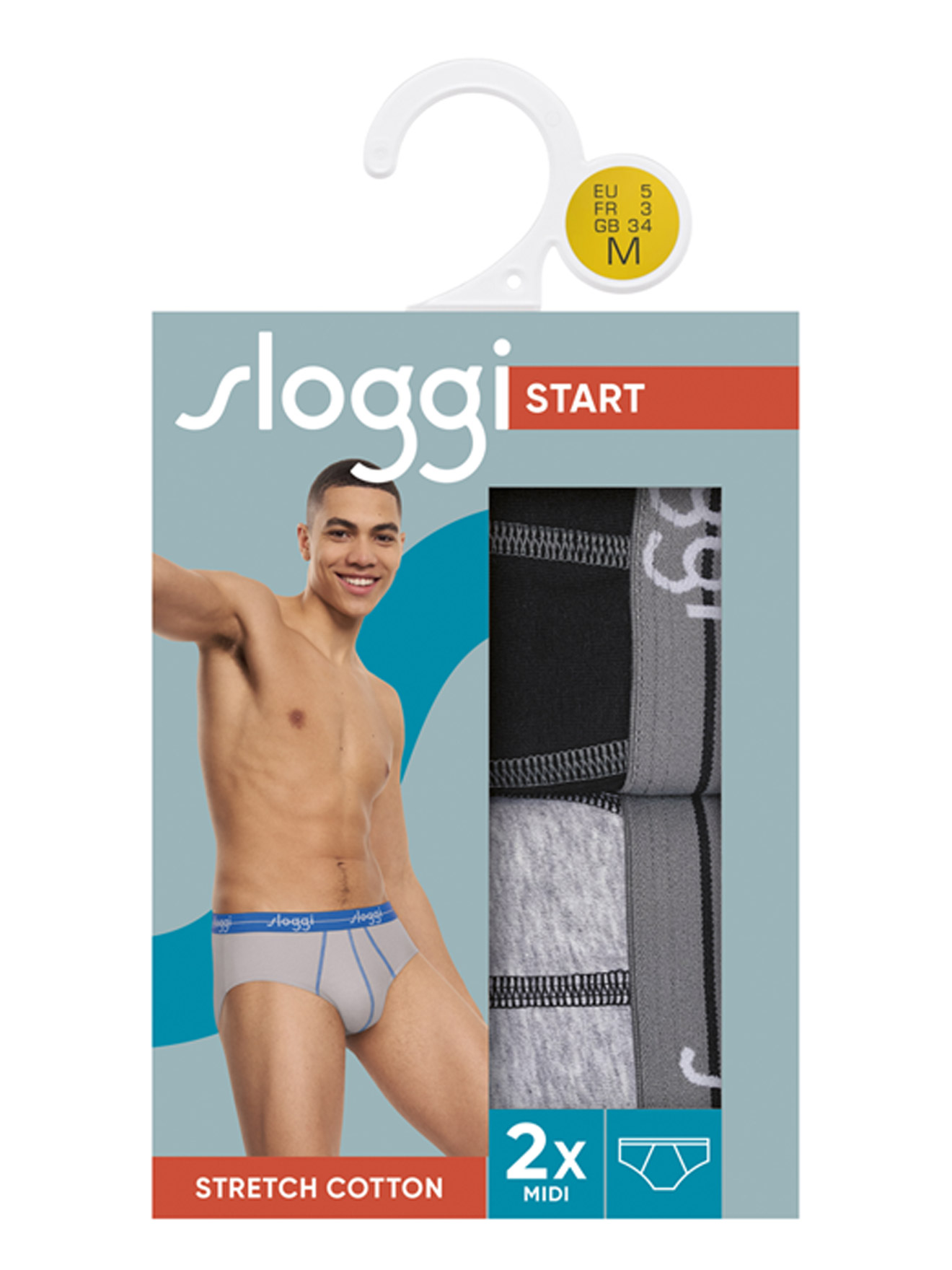 Lot de 2 slips midi Start