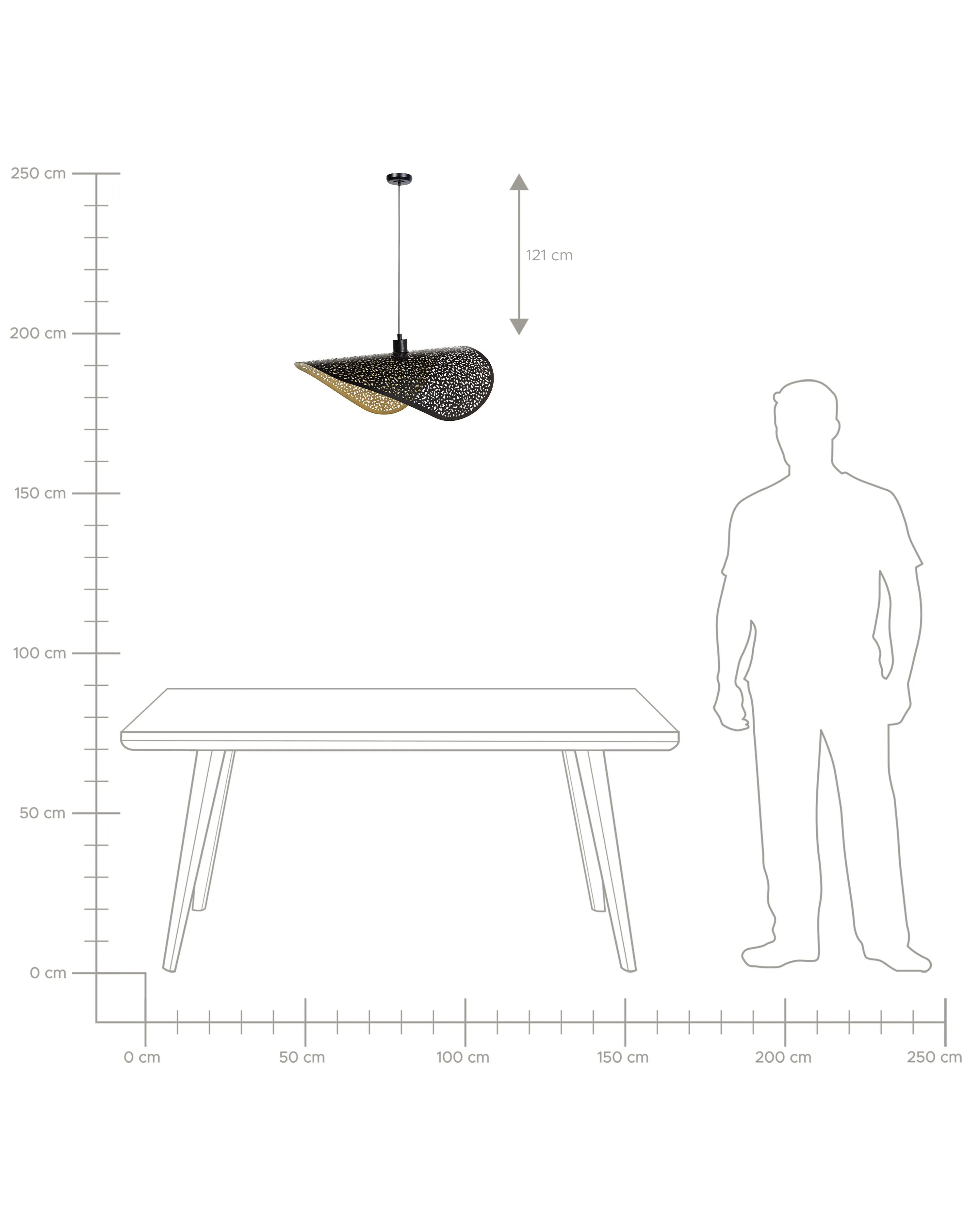 Hanglamp MAHI Metaal Zwart