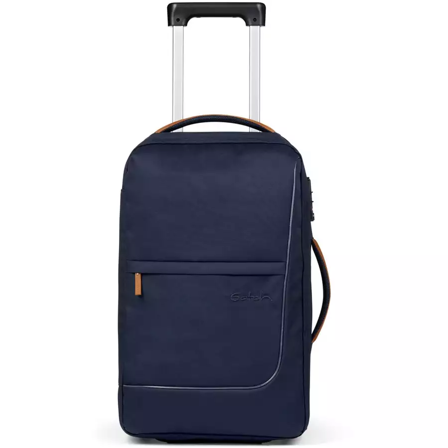 Satch Flow - 2-Rollen Kabinentrolley S 54 cm pure navy