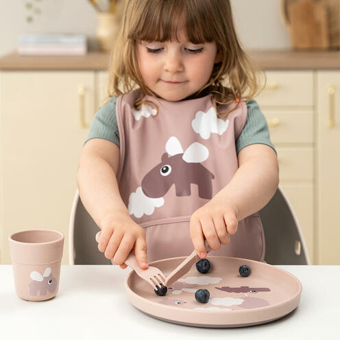Foodie Couverts Set de 3 Happy Dots Rose - DONE BY DEER