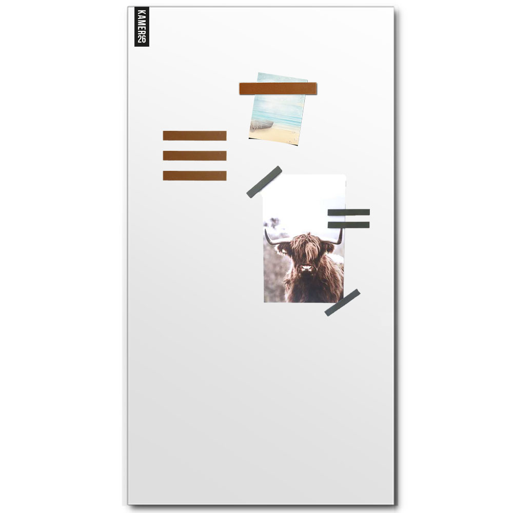 Magneetbord glossy – whiteboard wit 60x150 cm