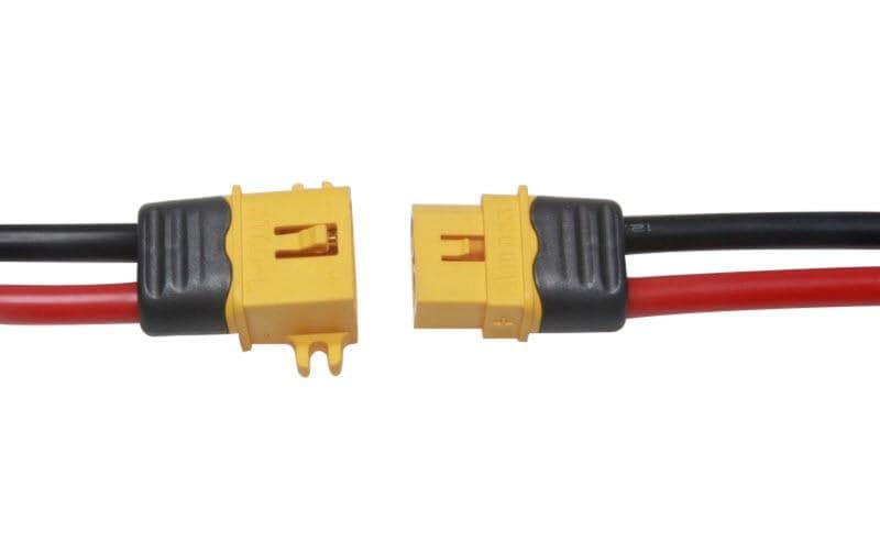 Stecker XT60, montierbar, 1 Paar1 Paar XT60 Stecker, mit Kabelschutz