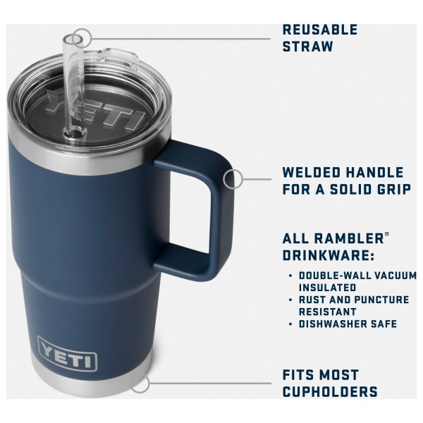 Yeti Coolers - Rambler 25 oz Straw Mug 2.0 - Tasse isotherme