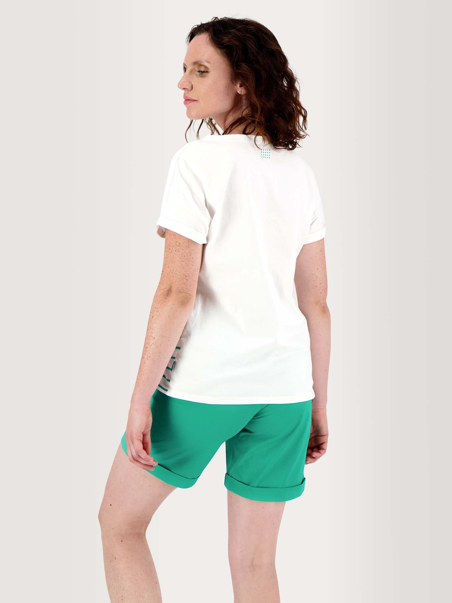 Tee Shirt Femme Marinière Coton Biologique Vert
