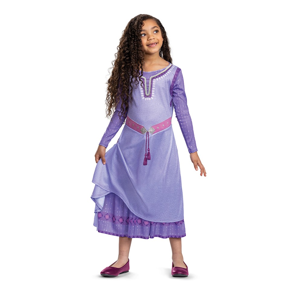 Disguise - Asha Deluxe Kostume - Str 128