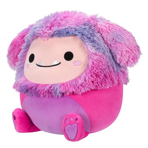 Squishmallows Woxie Bigfoot Bamse, Pink/Lilla