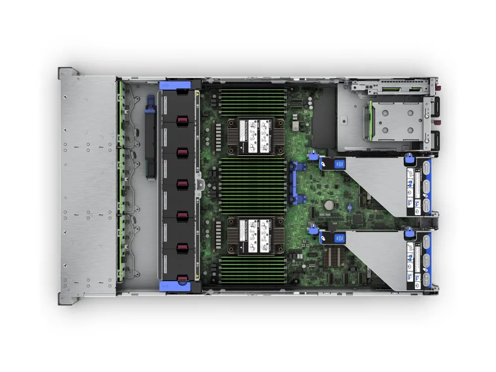 HPE ProLiant DL380 Gen11 Network Choice - Server - rack-monterbar 2U - 2-vejs - 1 x Xeon Silver 4509Y / op til 4.1 GHz - RAM 32 GB - SATA/SAS/NVMe - hot-swap 2.5