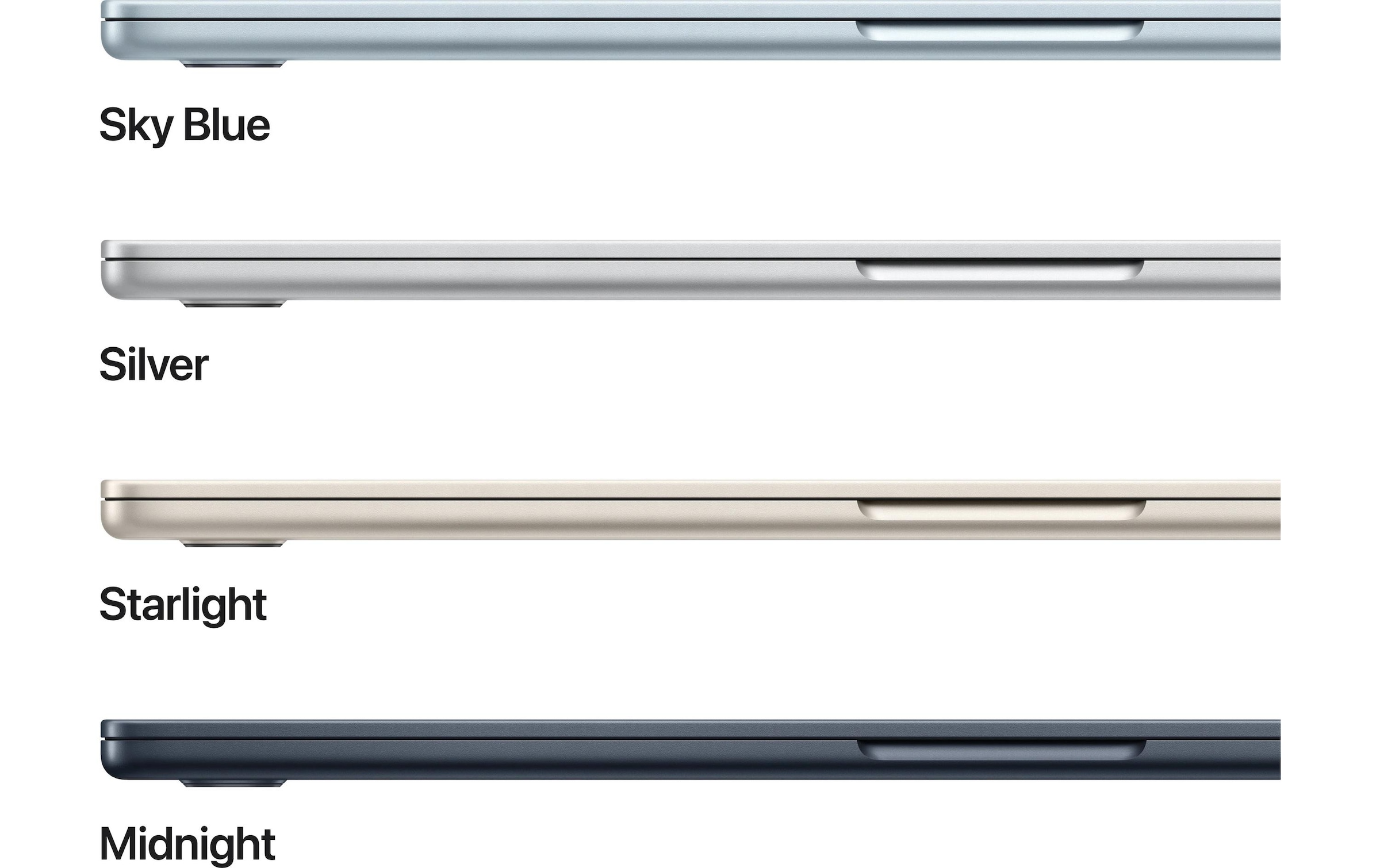 Apple Notebook »MacBook Air 15 2025 M4 10C GPU / 32 GB / 256 GB Midnight« 38,86 cm / 15,3 ″ Apple M4 256 GB SSD