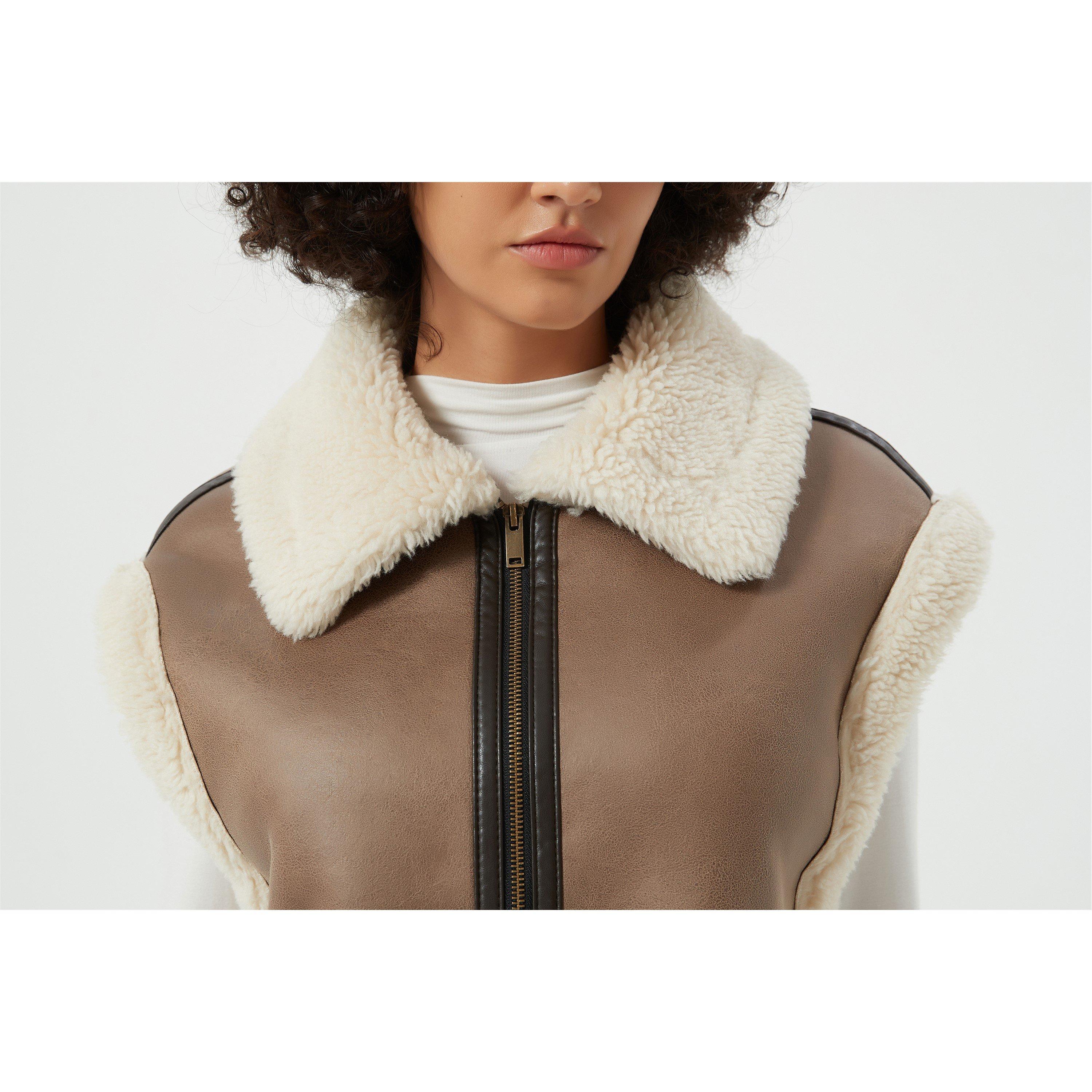 Be You B Suedette Aviator Gillet