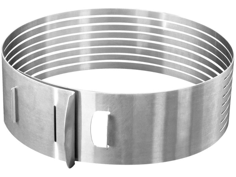 Zenker Tortenbodenschneider Silber Ausziehbarer Tortenschneider
