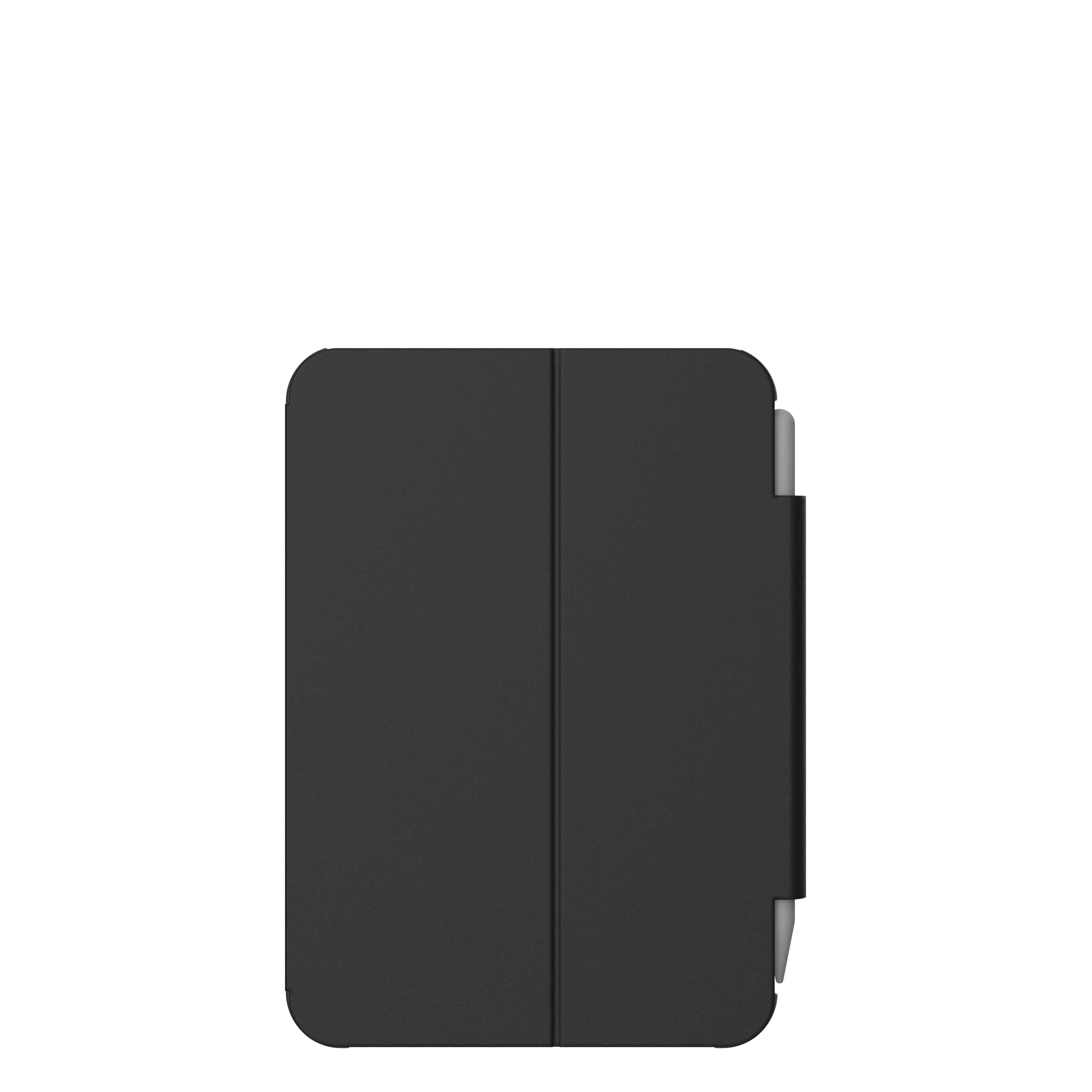 iPad Mini 7 (2024) / Mini 6 (2021) Schutzhülle Plyo Case (123282114043) - Transparent / Schwarz (Ice)