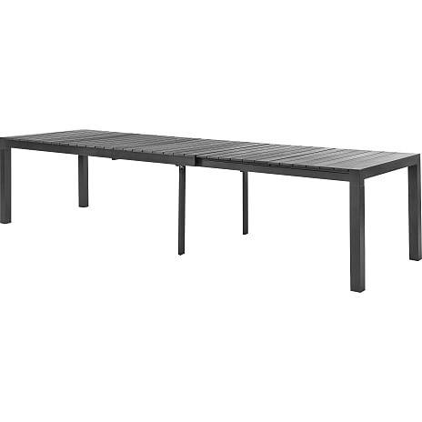 New Haven udtræksbord 100 x 226/280/343 cm. Sort