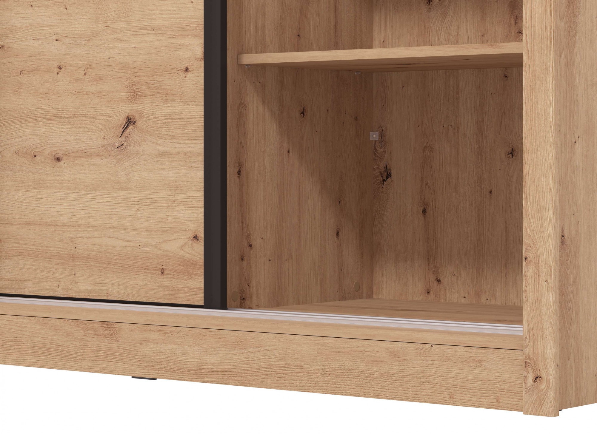 INOSIGN Schwebetürenschrank »Navara Kleiderschrank mit Spiegel Wäscheschrank Garderobe« Kleiderschrank mit Spiegel, FSC®-zertifiziert, 242,5x215,5x61cm