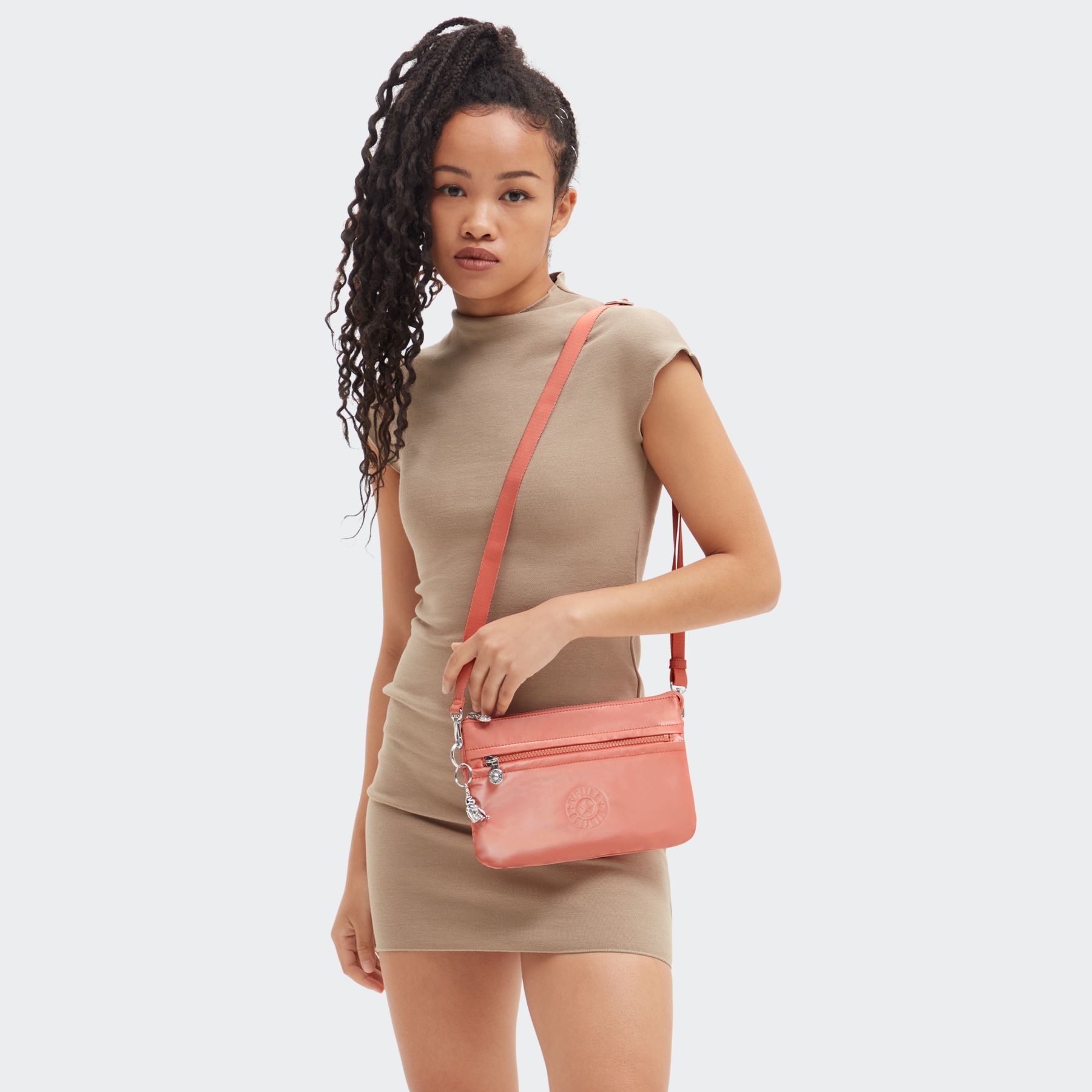 RIRI Petit Sac Bandoulière - Peach Glam