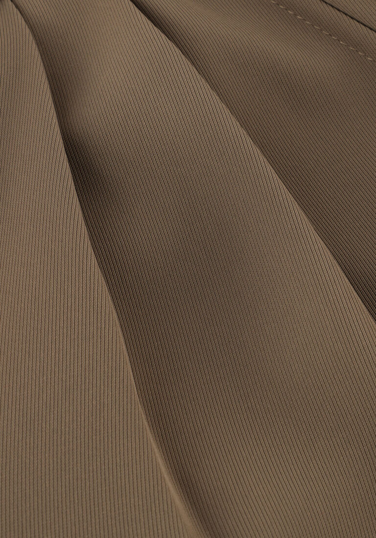 taupe co'couture wijde broek amina split ll panel