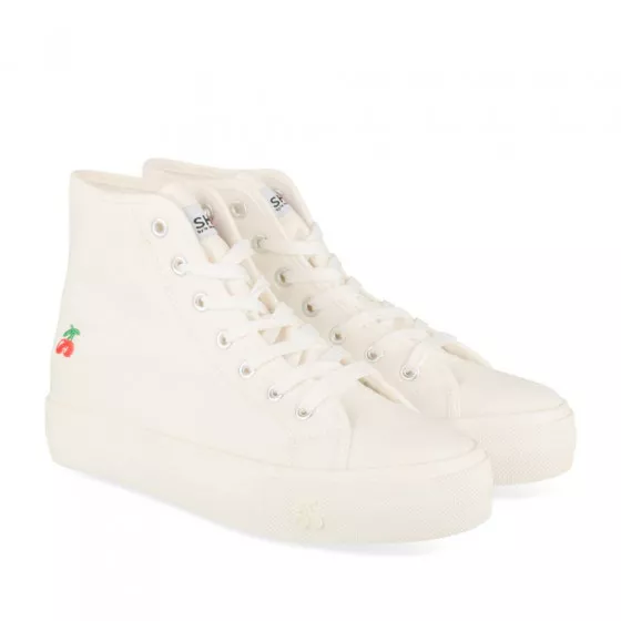 Baskets BLANC SHOES BY LE TEMPS DES CERISES