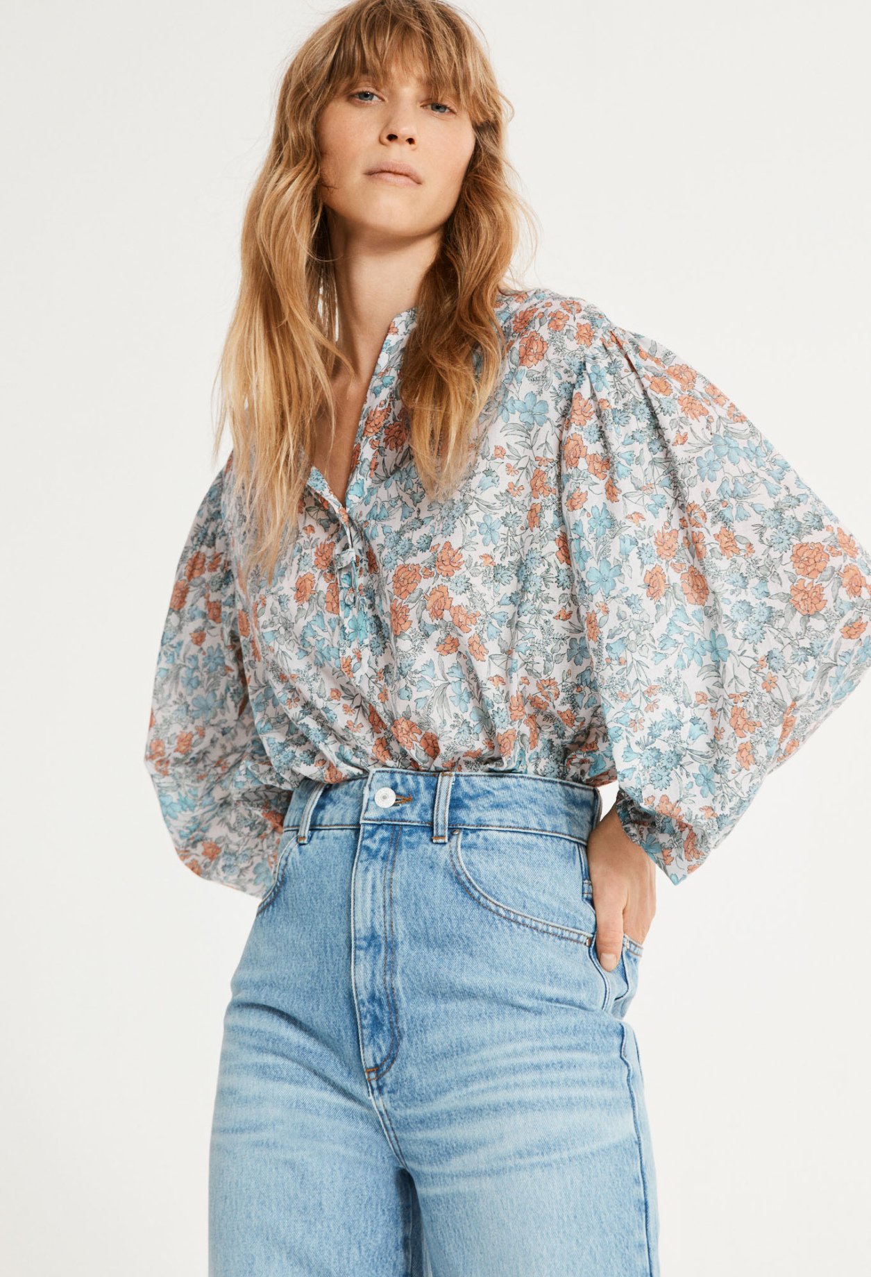 Blouse fleurie