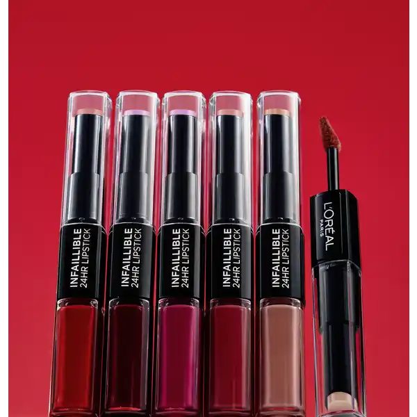 Lippenstift Infaillible 2-Step 502 Red to Stay