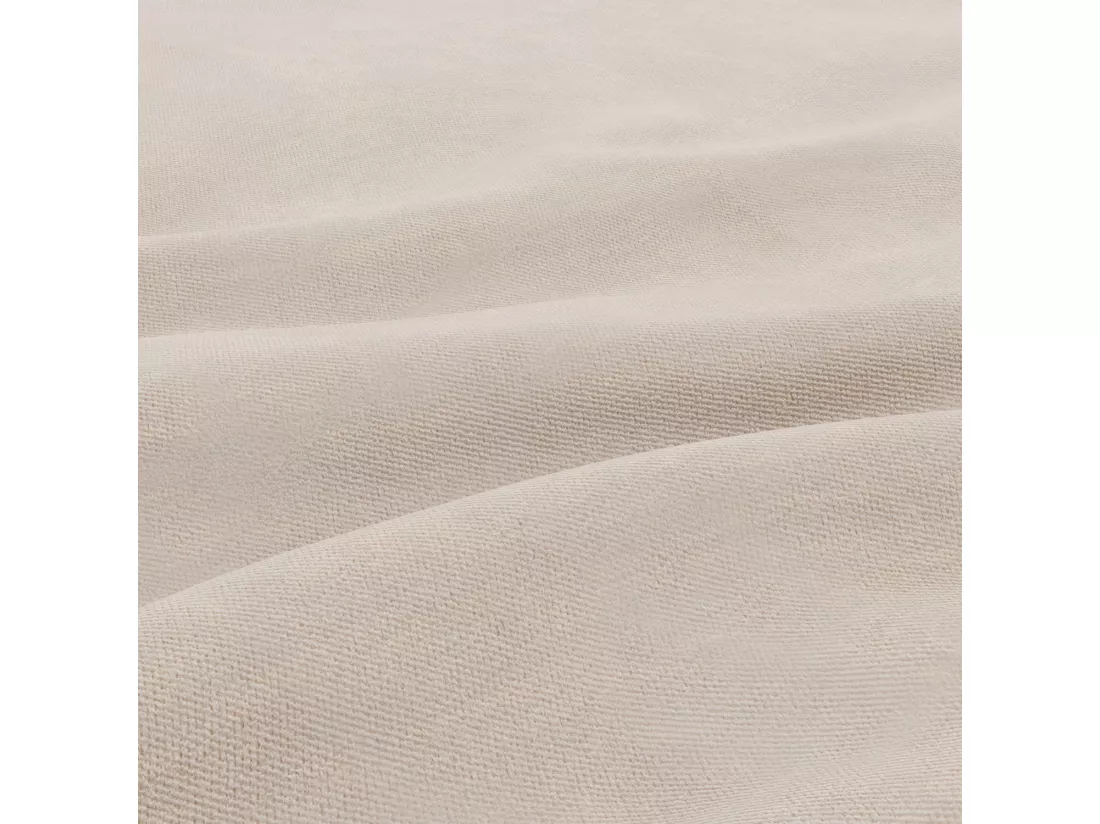 Canapé d'angle en U avec fonction sommeil, Ottoman, Beige
