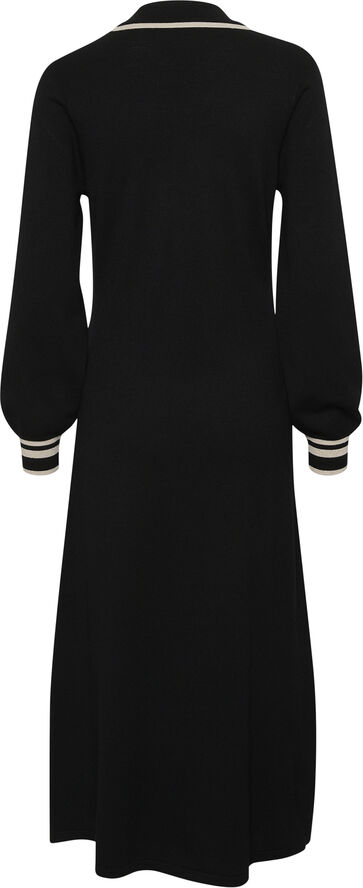 Cream CRVillea Knit Dress Pitch black