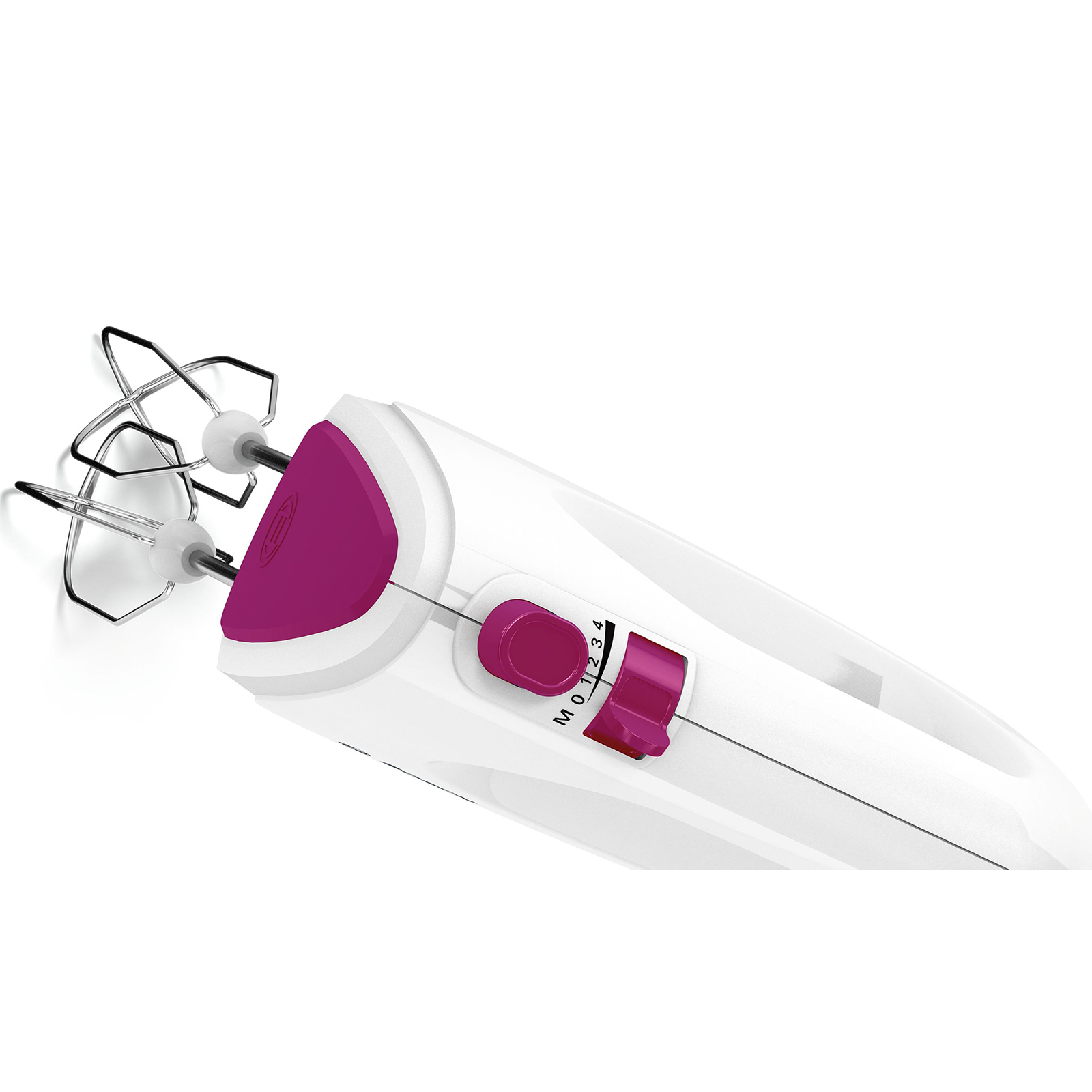 BOSCH Handmixer MFQ2210P - weiß-pink - Kunststoff - 4 Stufen