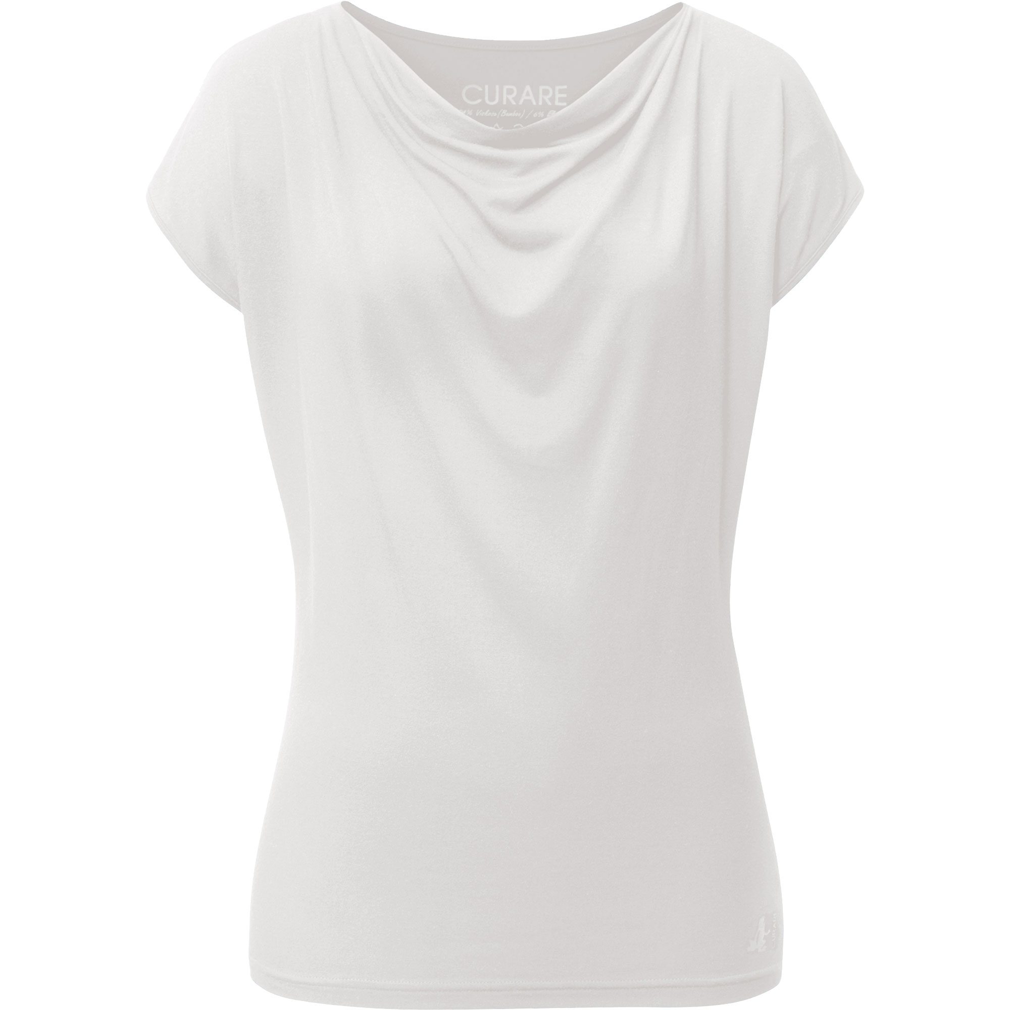 Curare Waterfall T-Shirt Damen soft white