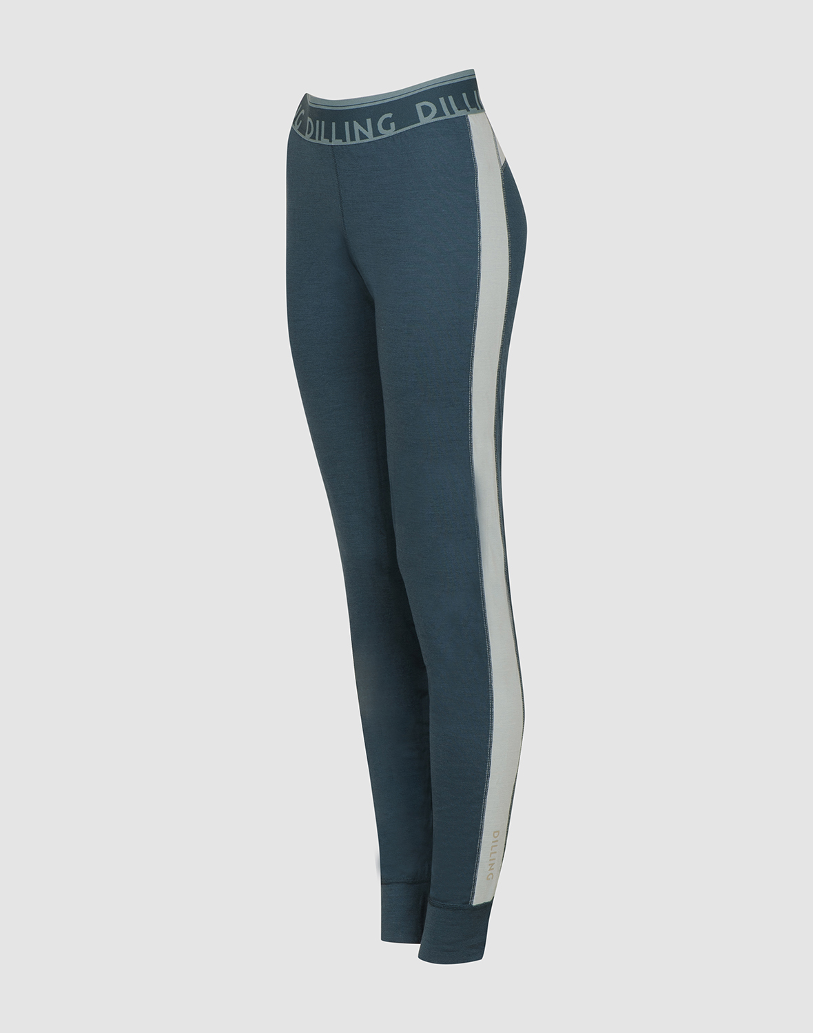 Legging van merinowol voor dames in Rouge