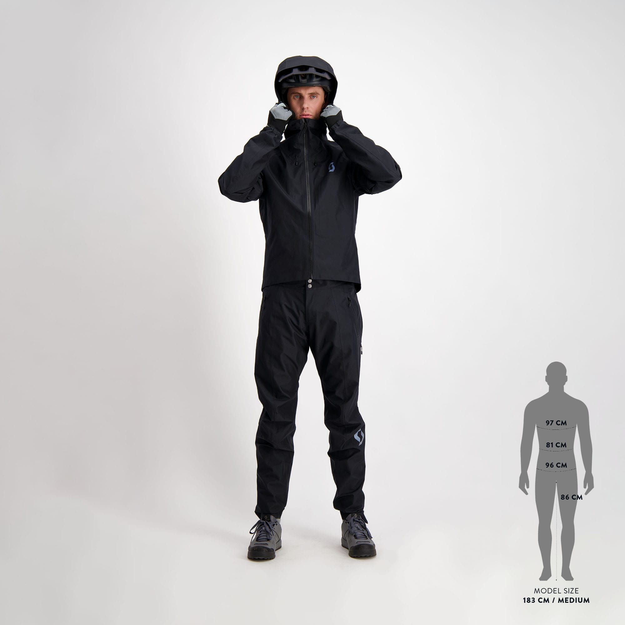 SCOTT Trail Storm Heldragt Sort