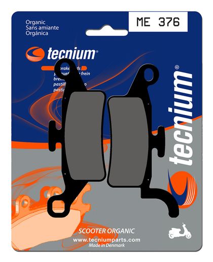 Plaquettes de freins Tecnium Scooter organique - ME376