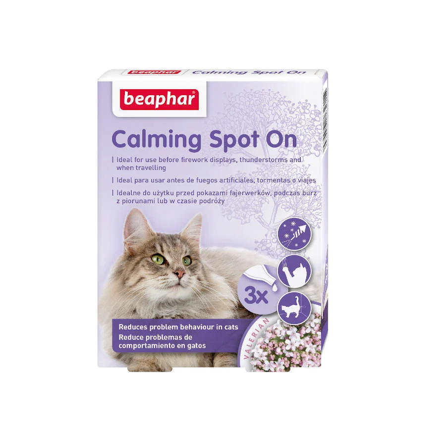 Pipetas calmantes e relaxantes Beaphar para gatos