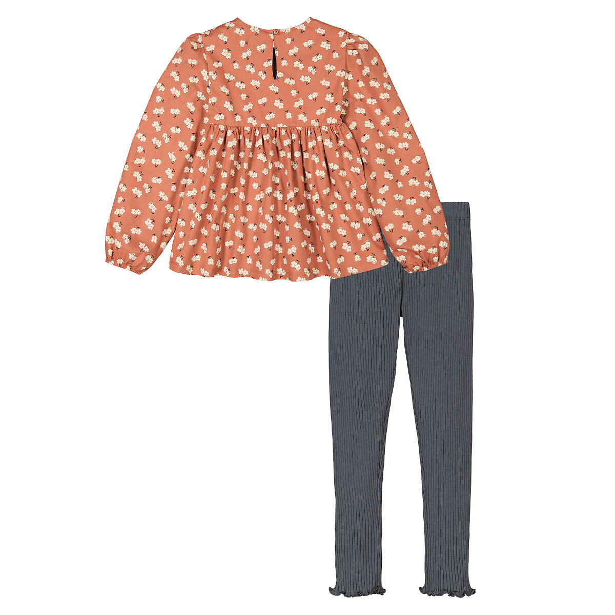 COLEÇÃO LA REDOUTE<br>Conjunto de 2 peças, blusa e leggings