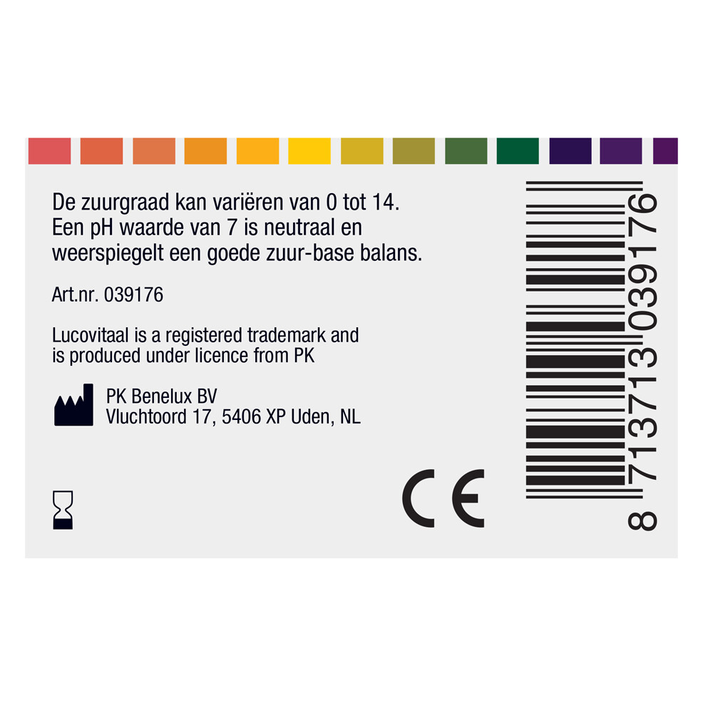 2x Lucovitaal Zuur Base Ph Strips 80 stuks