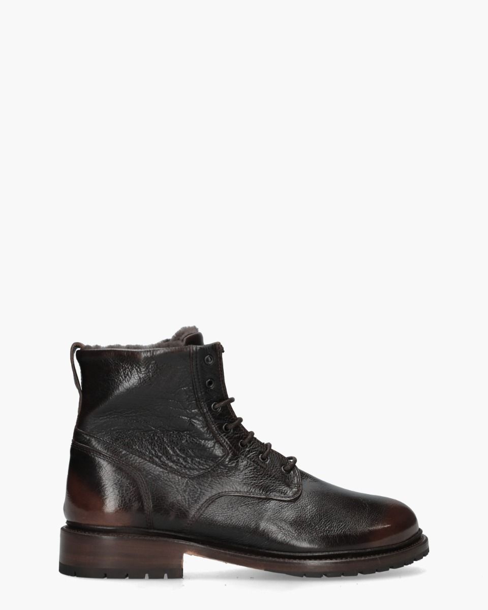 Cordwainer M23023 Donkerbruin Heren Veterboots