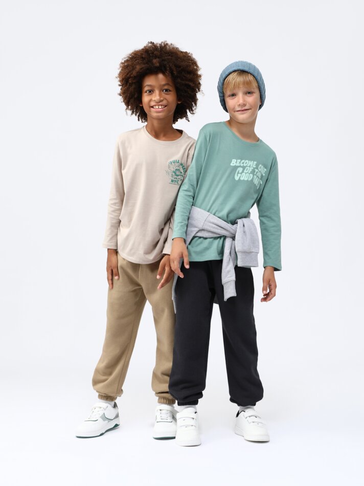 Pacote com 2 camisetas estampadas - Verde Pastel