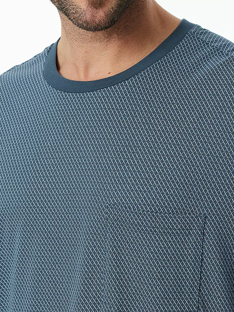 SCHIESSER Nachthemd blau