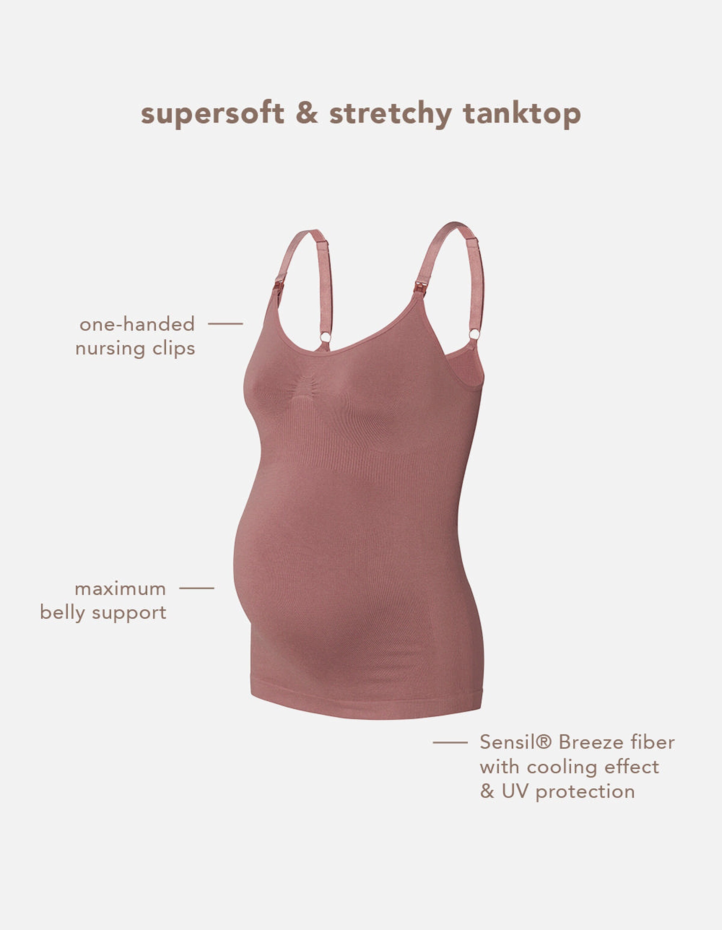 Noppies Still-Top Evi Sensil® Breeze Deep Taupe
