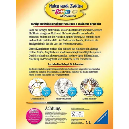 Ravensburger Malen nach Zahlen - Hallo, kleiner Eisbär!