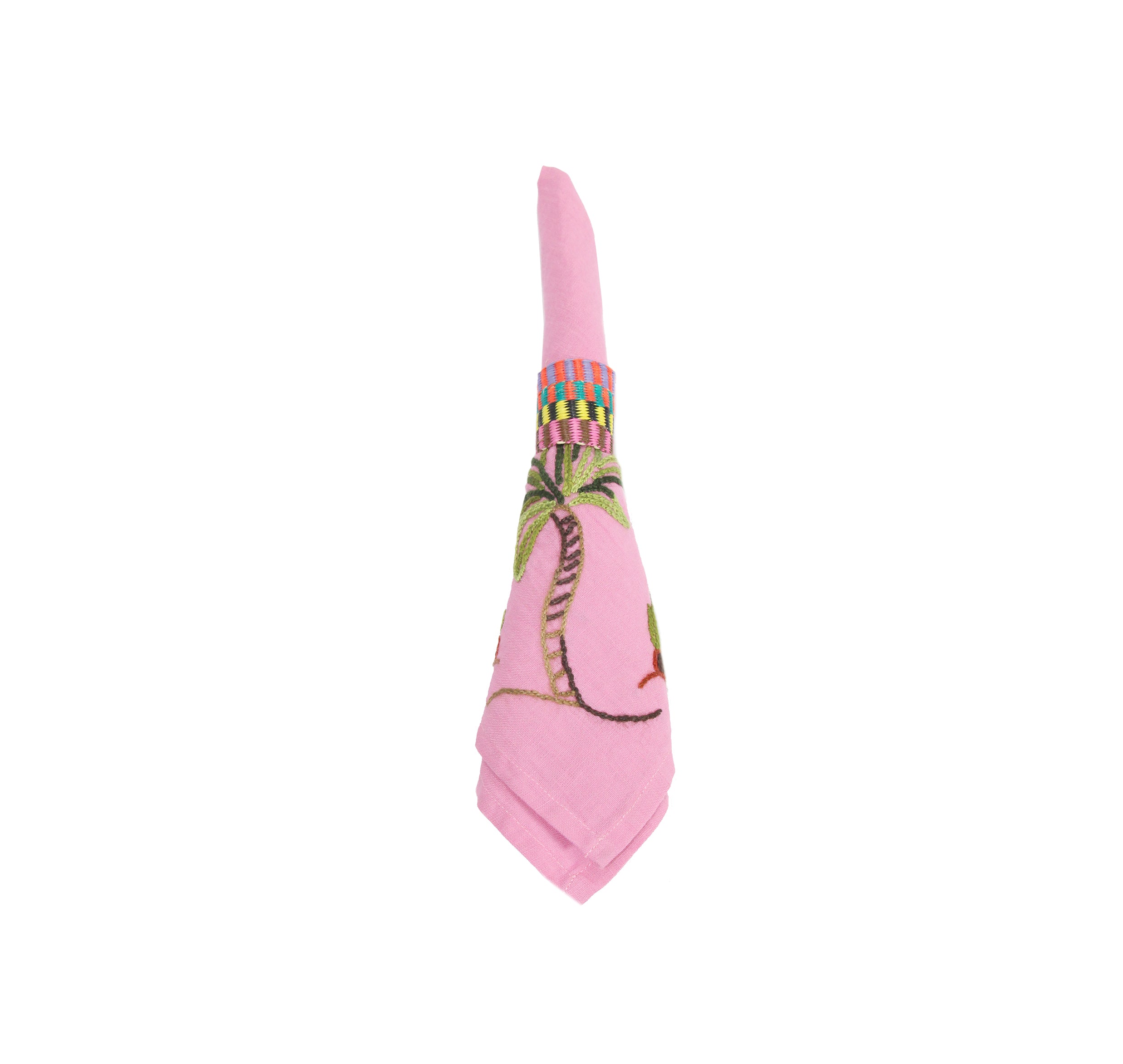 Serviette brodée