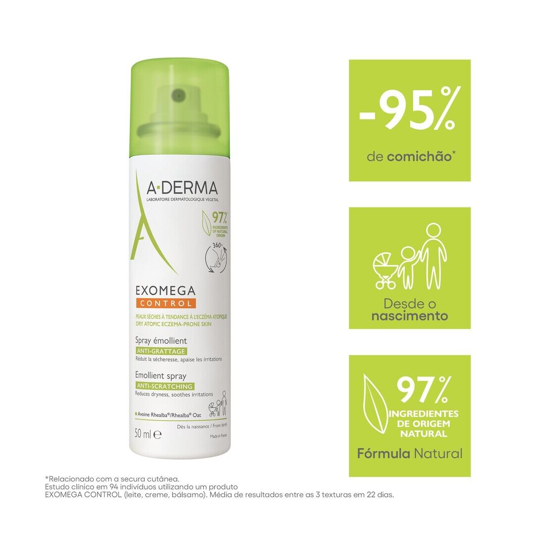A-Derma Exomega Control Spray Emoliente - 50ml