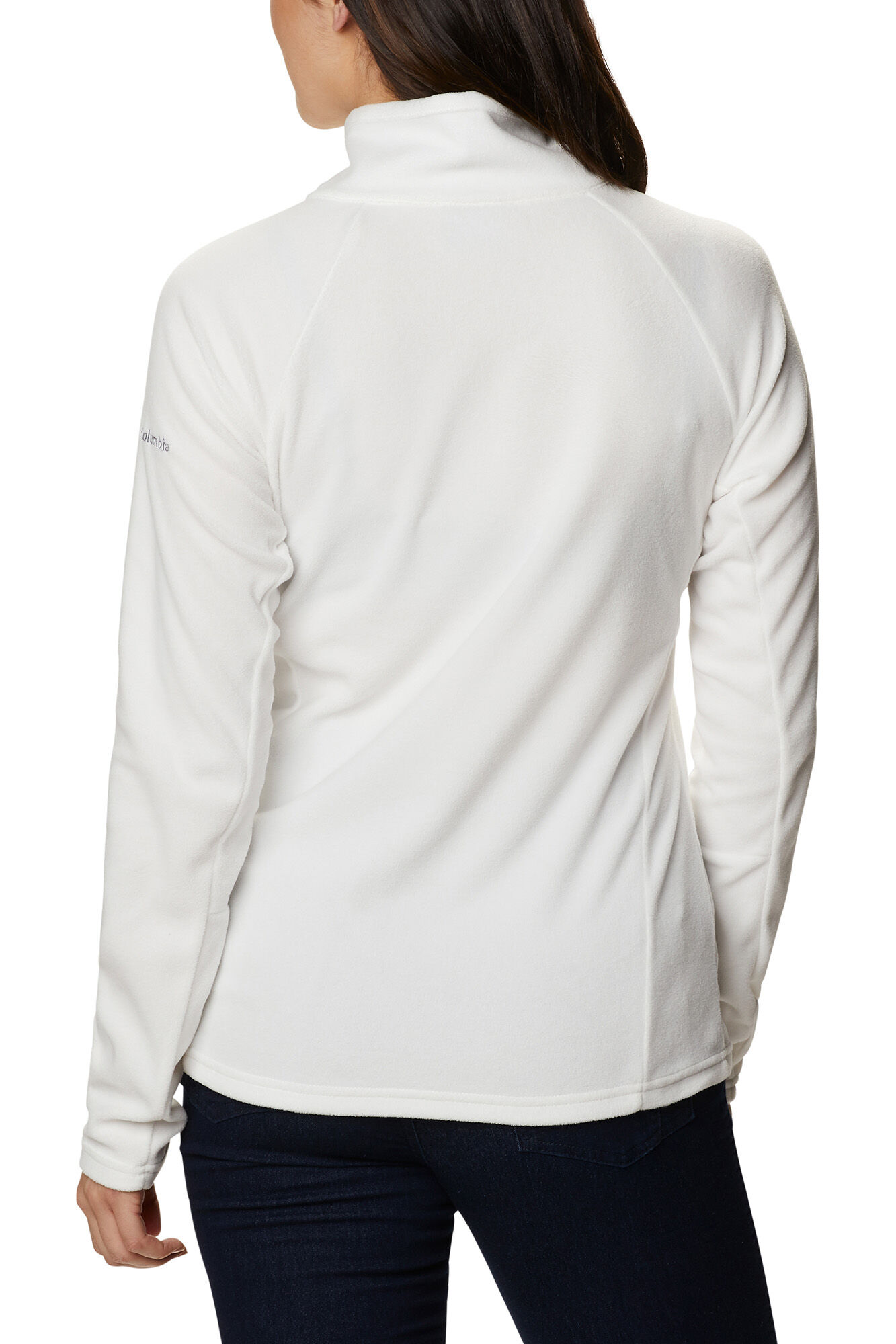 Casaco feminino de lã polar Glacial™ IV com meio zíper Columbia - branco