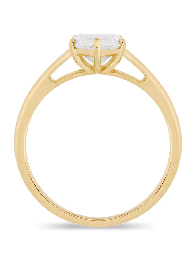 Brillant-Ring, 3.0 ct., Marquise-Cut, LG, Gold 585