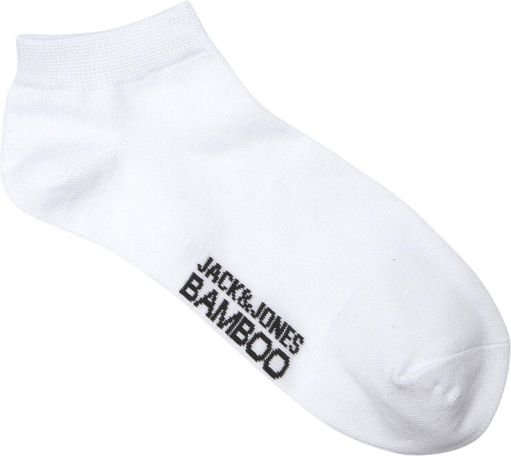 Jack & Jones JACBASIC BAMBOO SHORT SOCK 5 PACK White/white - whtie - white - white