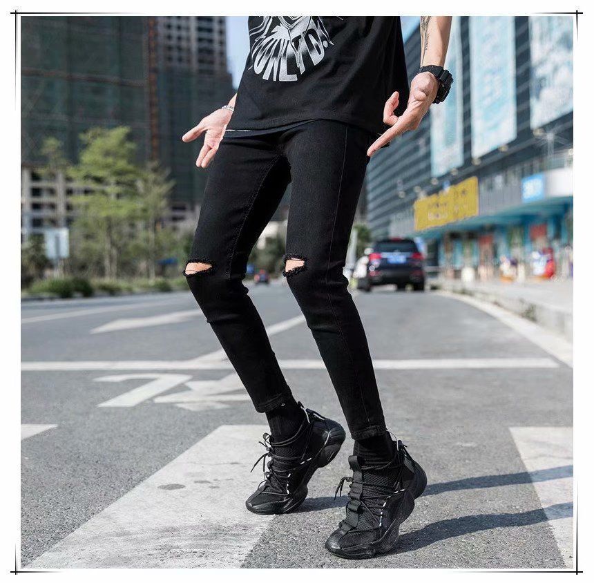 GRAYCIOUS - Versleten skinny jeans